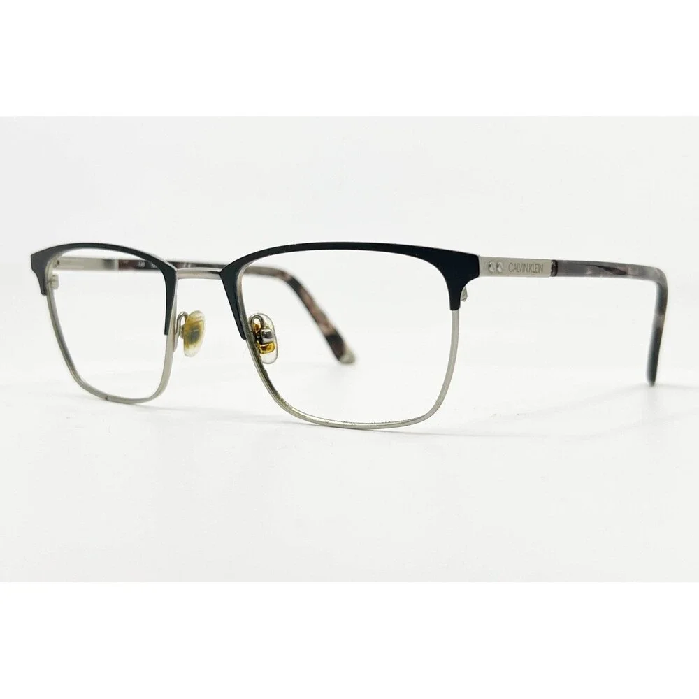 Calvin Klein Eyeglass Frames Mens Black Silver CK19311 001 54-21-145